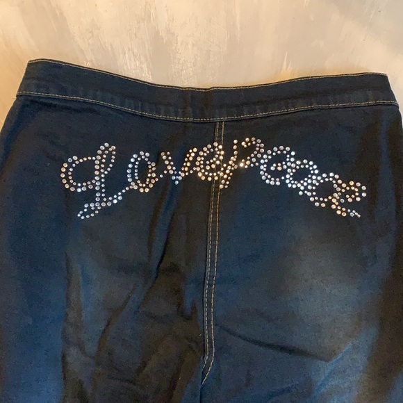 - Peace Love Jewelled Jean - - Picture 2 of 10